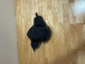 Eddie Bauer Men's Down Trapper Hat with Faux Fur Trim